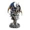 Blue Dragon Warrior Statue 6&#x22; x 4&#x22; x 9.5&#x22;